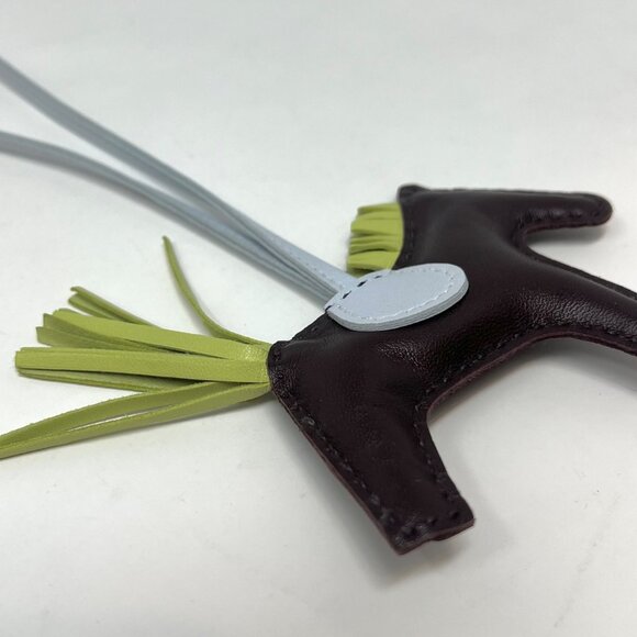 HERMES BNIB Milo Lambskin Rodeo PM Bag Charm - Picture 9 of 11